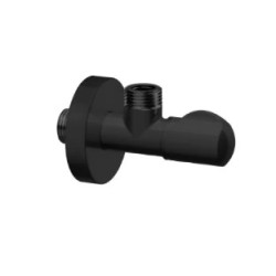 Дизайнерски спирателен вентил LINEA BLACK 1/2"х1/2"